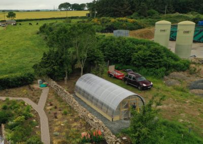 A 9.6M Hebcrub with double doors in Aberdeenshire